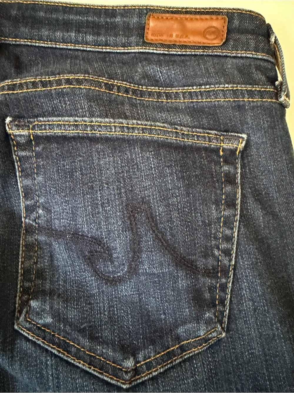 Ag Adriano Goldschmied whiskering jeans