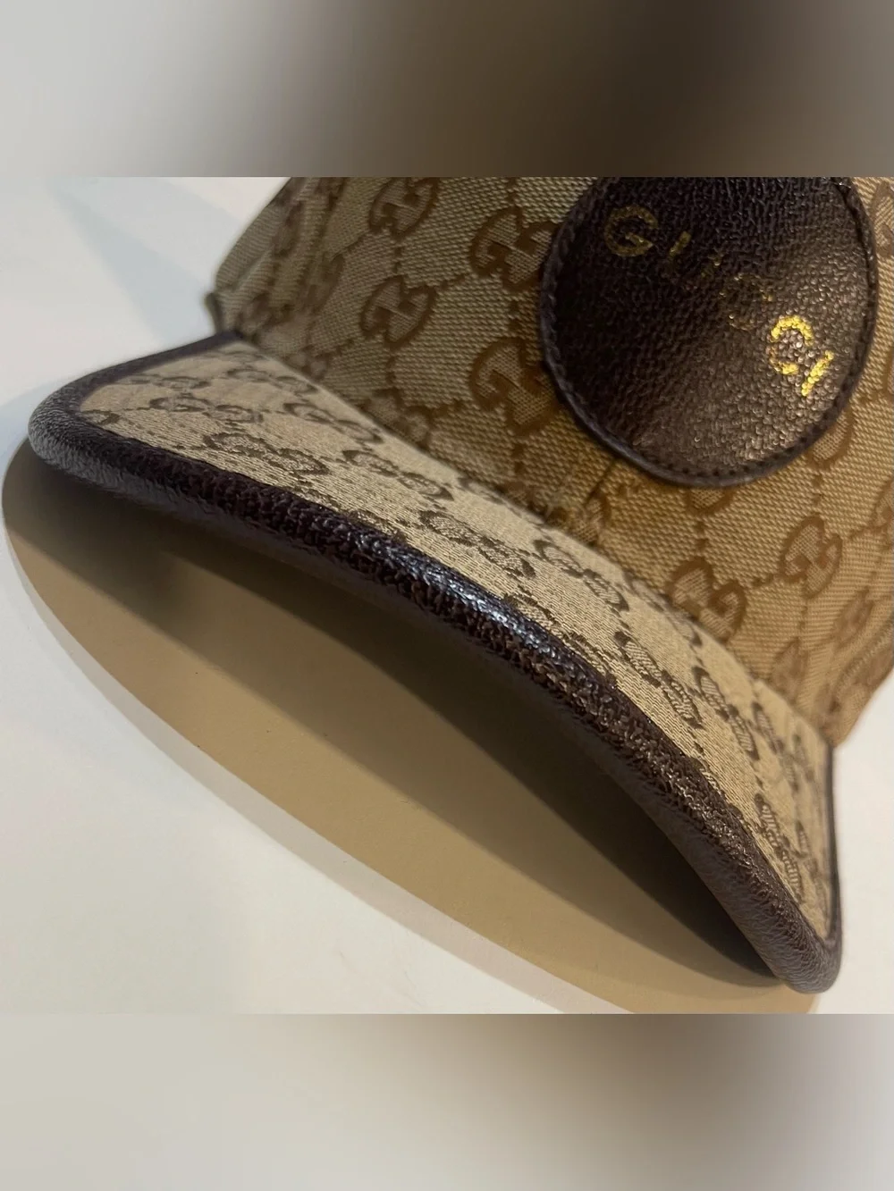 Beige Gucci GG Hat