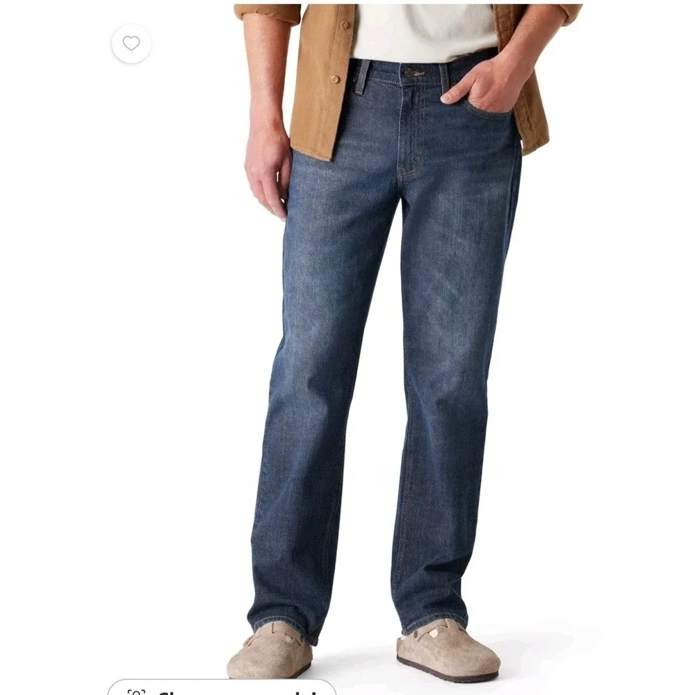 Levi Strauss Men's Athletic Fit Jeans Dark Wash 36x34 New NWT