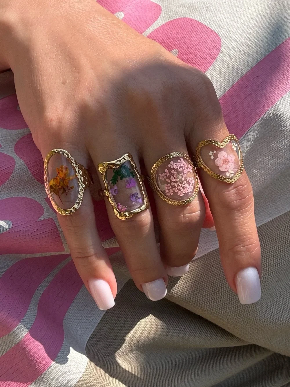 Anthropologie gold tone