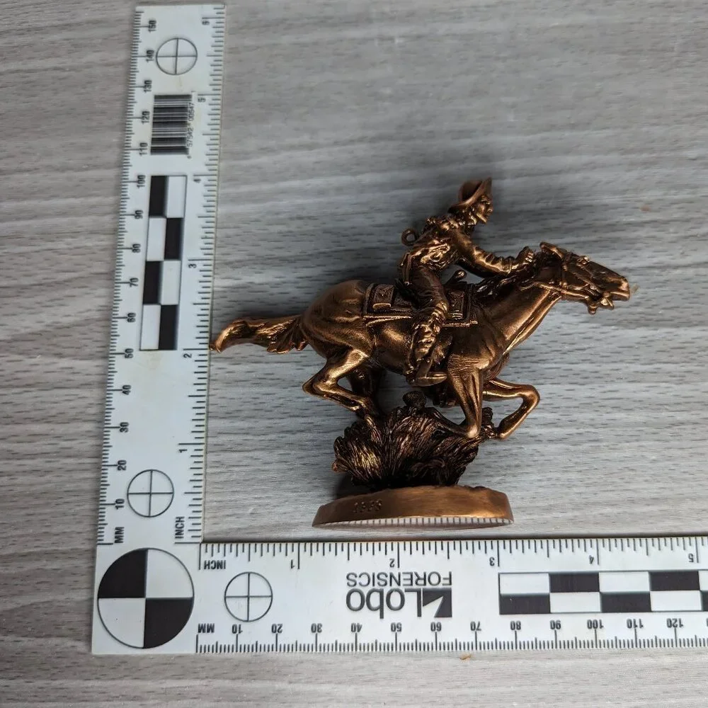 Vintage 1998 Hallmark Keepsake Ornament Pony Express Rider The Old West