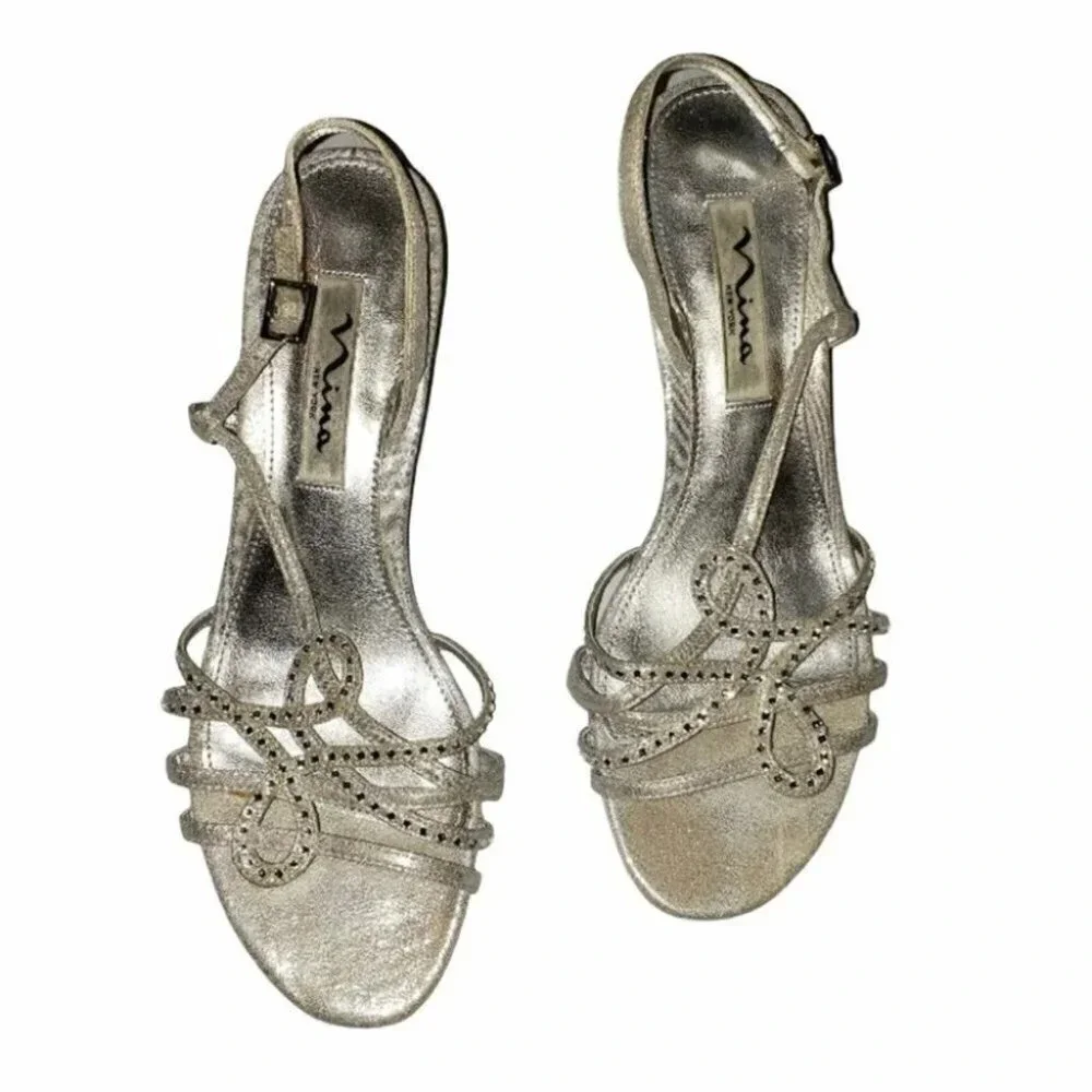 Nina silver metallic