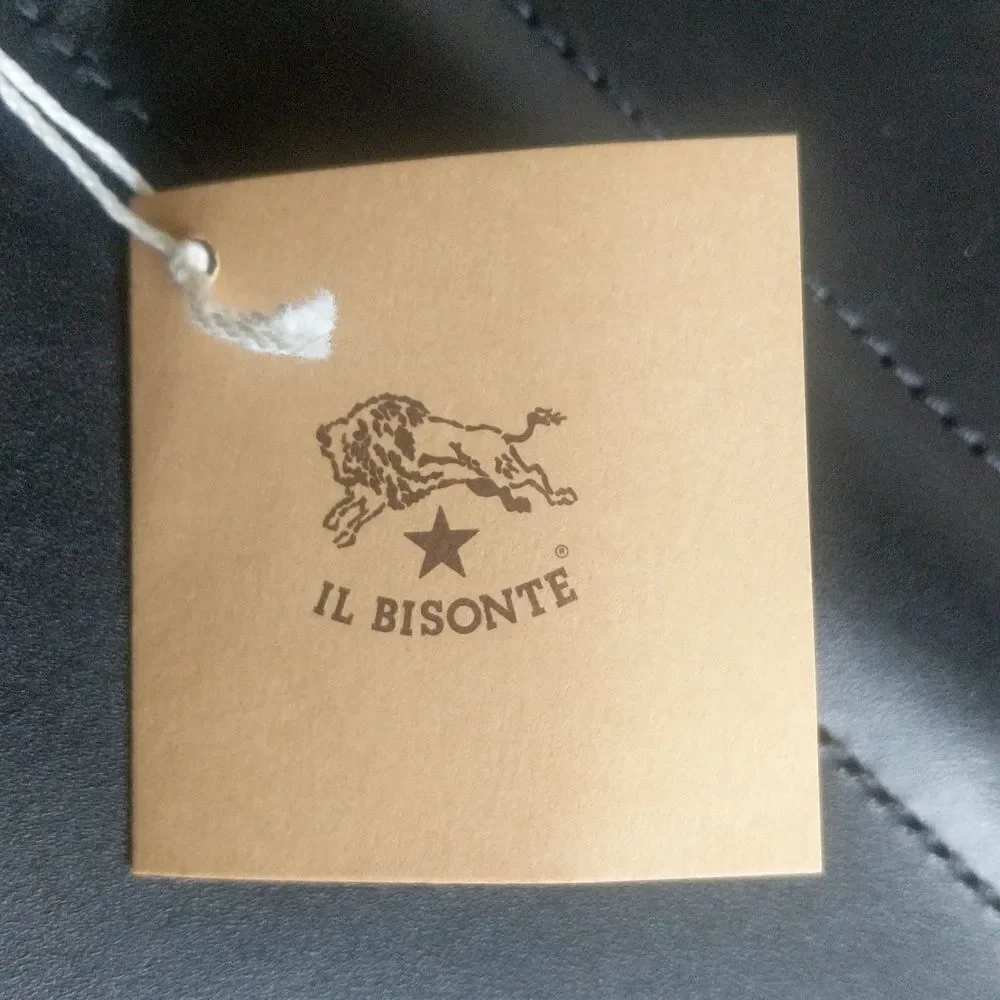IL BISONTE Rare Italian Leather Satchel/ Tote Bag