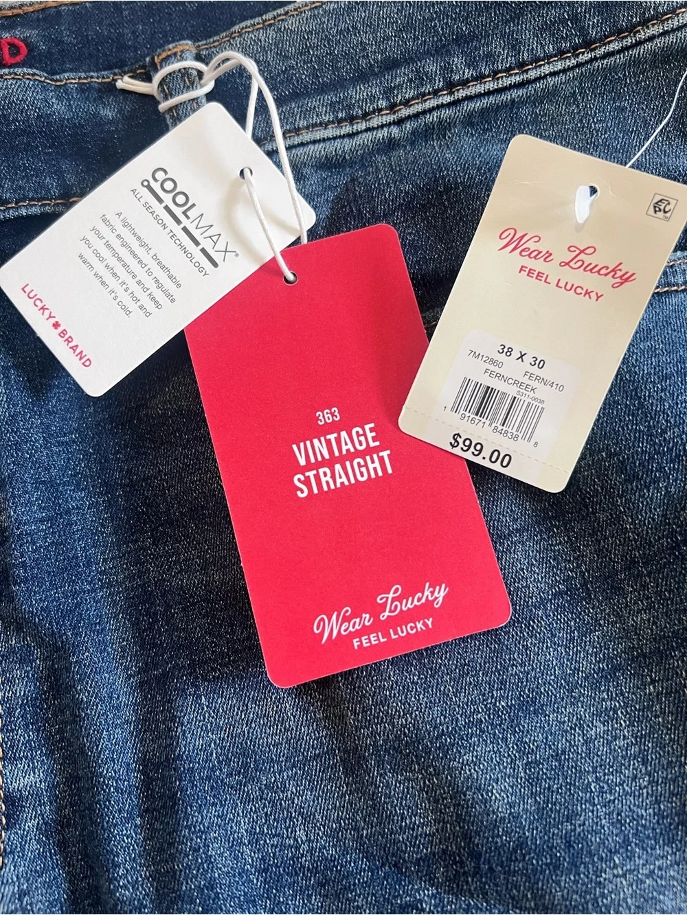 Lucky Brand classic straight