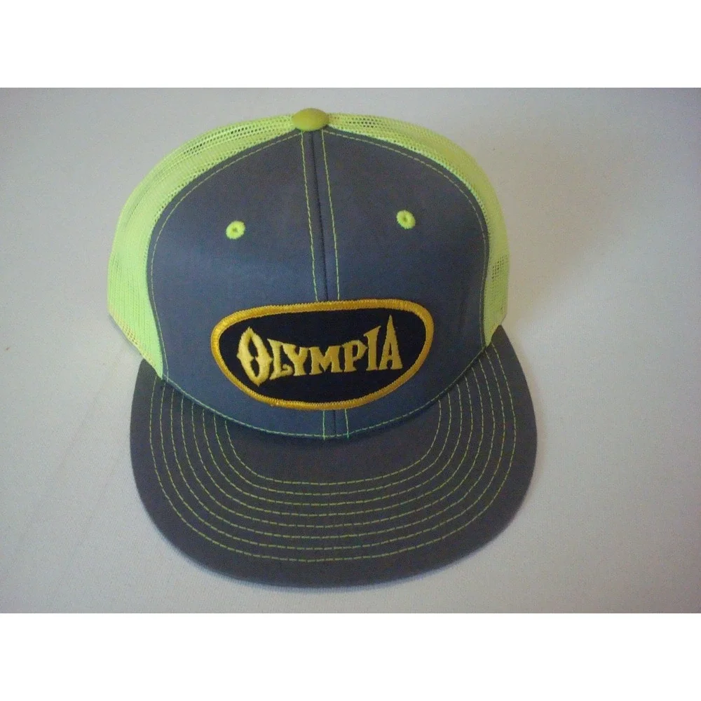 STROHS TRUCKER LIME BEER GOLF  SNAPBACK  BEACH 00S Y2K  HAT CAP VINTAGE  S2