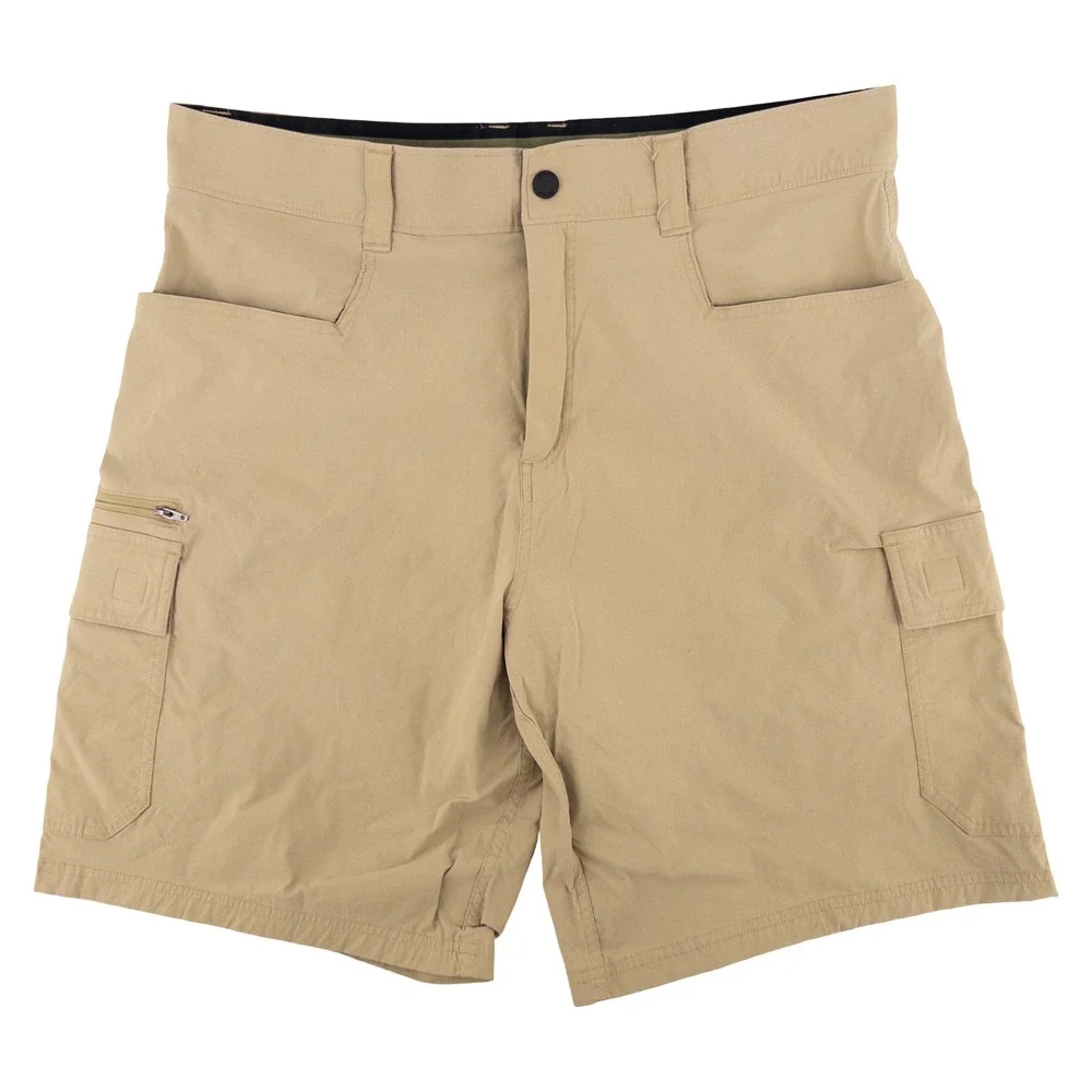 Orvis Mens 36 Lightweight Tech Cargo Shorts Tan Stretch Hiking Gorpcore Outdoors