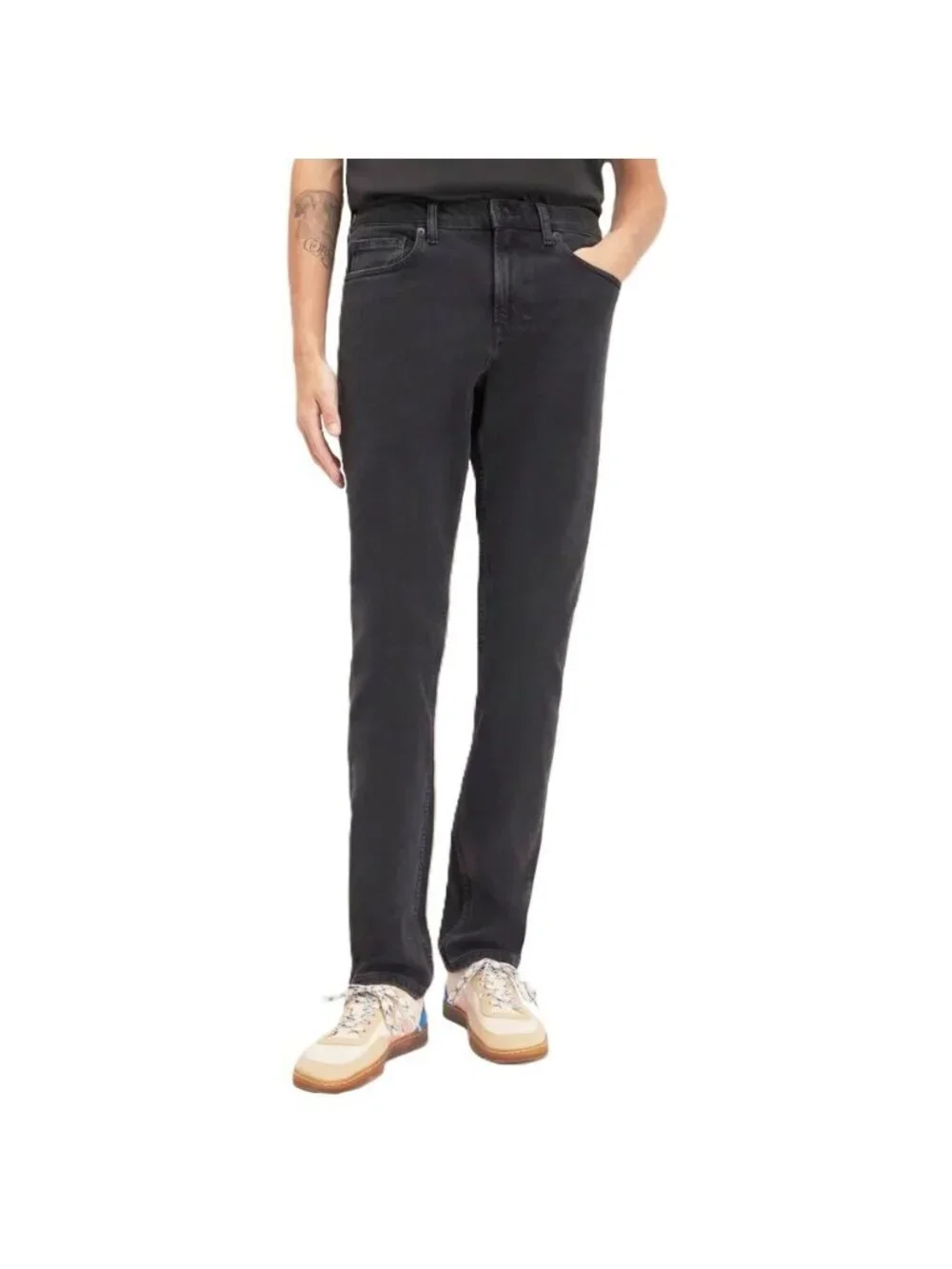 Everlane Men's Uniform The Slim 4 Way Stretch Organic Jean Washed Black 31 X 30