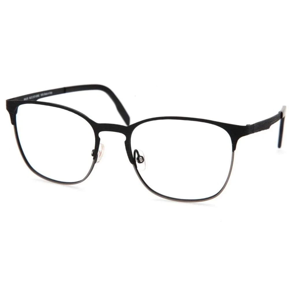 NEW Maui Jim MJO2107-02MG Black Faux Wood EYEGLASSES FRAME 54-19-145 Italy