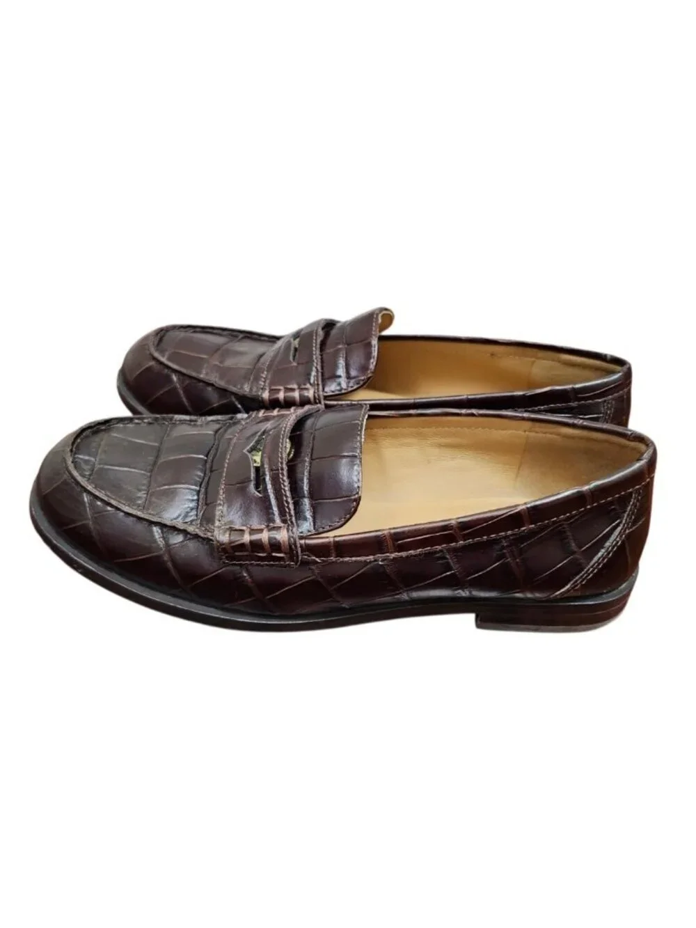 Madewell croc embossed