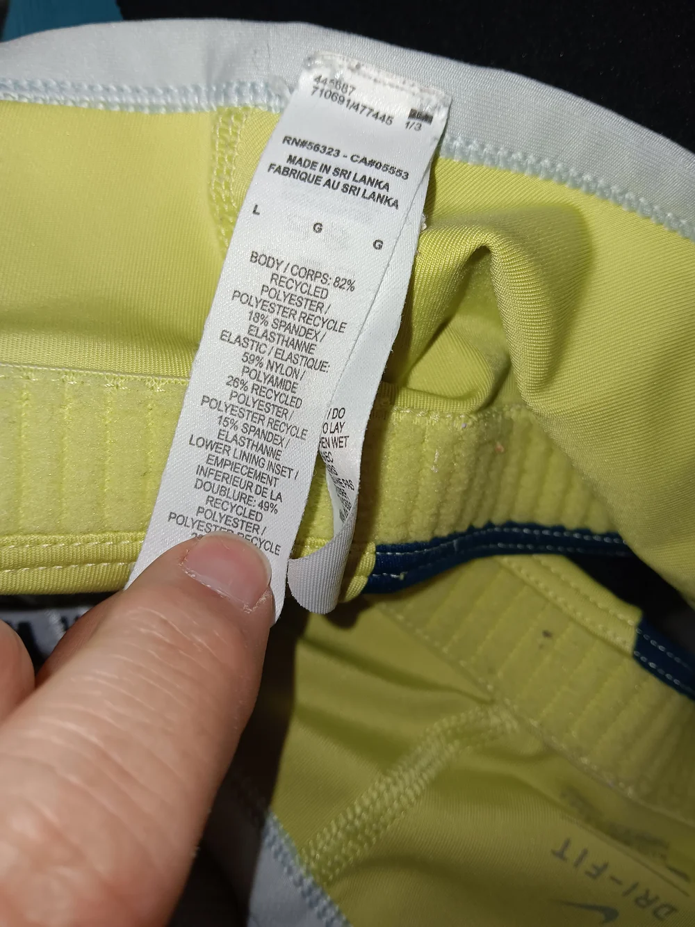Nike sports bra