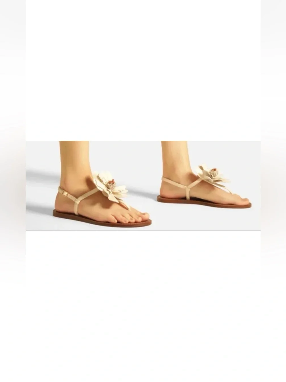 AREZZO Daisy Flat Sandal | Leather Greek Style Sandals
