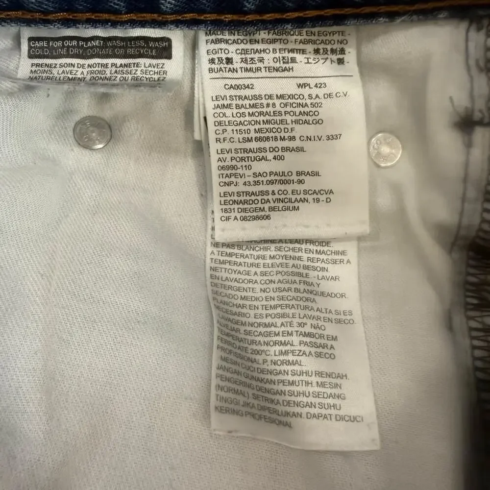 Levi Strauss & Co 550 Relaxed Fit Jeans Blue Denim. Levi's Mens Size 42x30