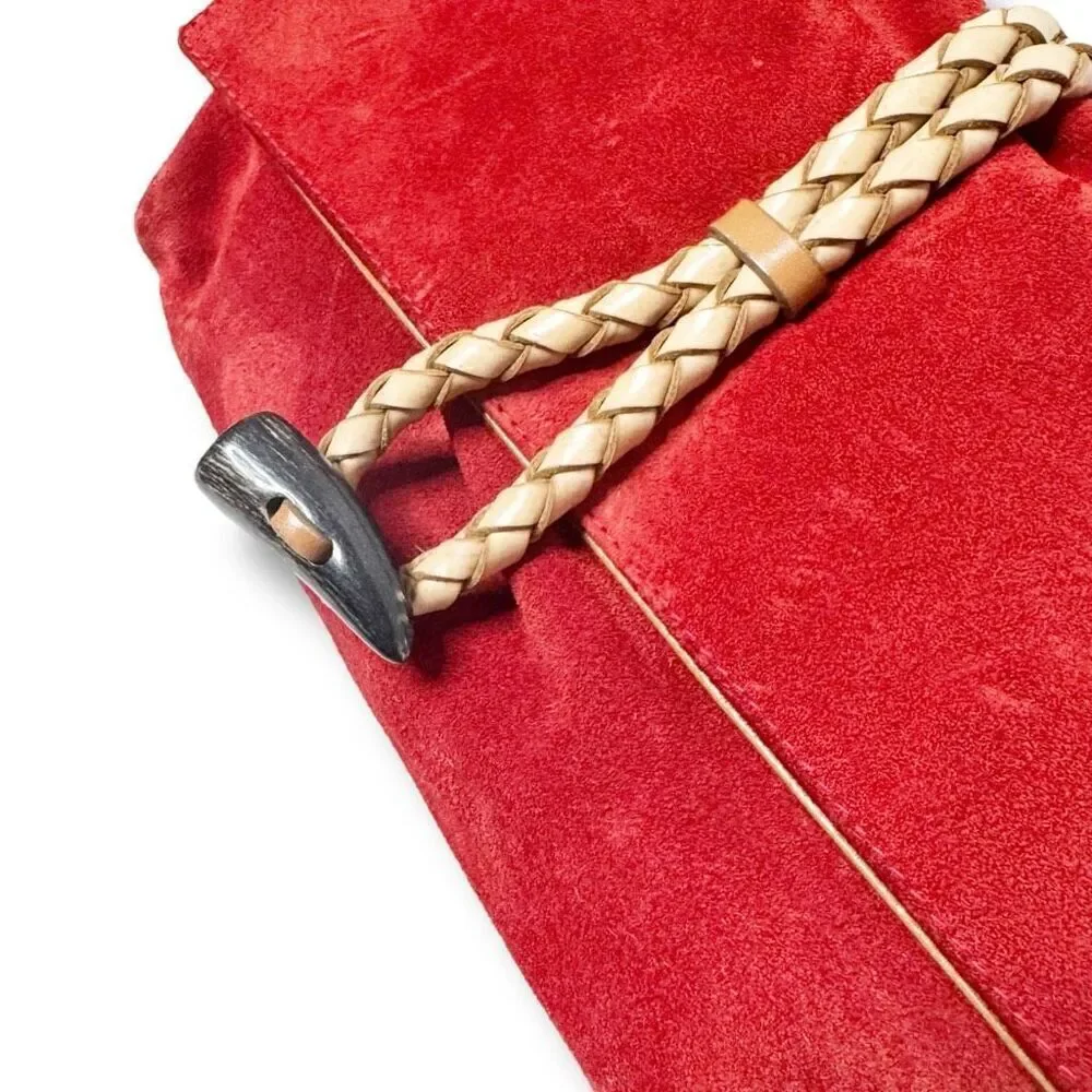 Burberry suede haymarket