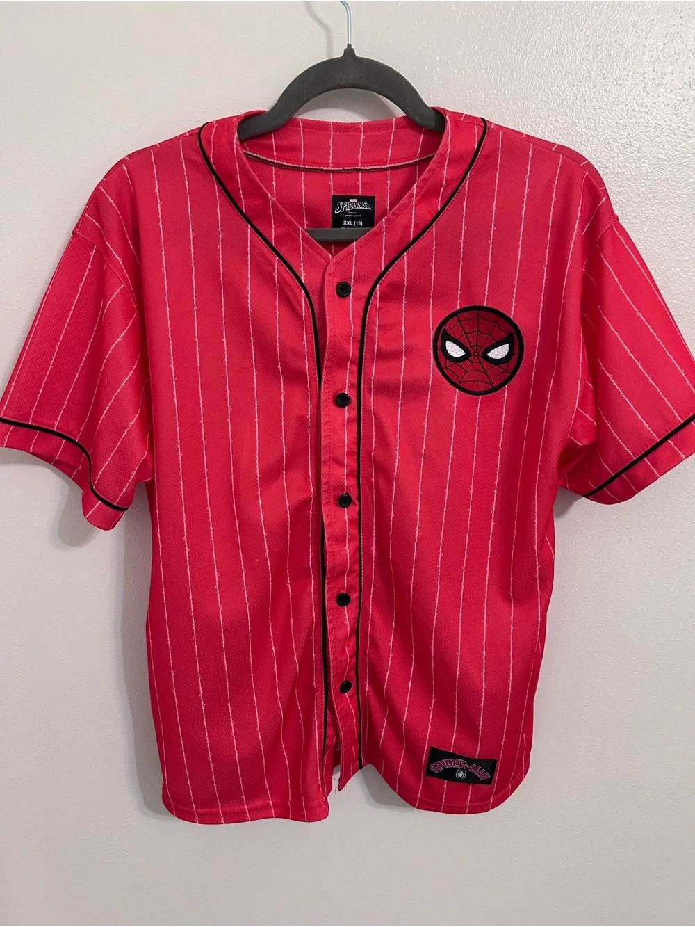 Kids XXL (18) Amazing Spidermand Baseball tee