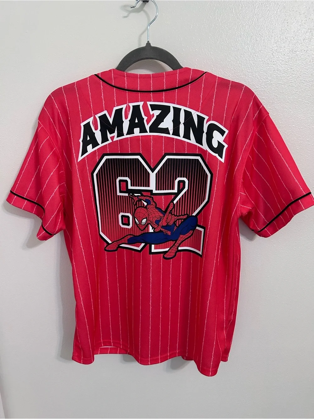 Kids XXL (18) Amazing Spidermand Baseball tee