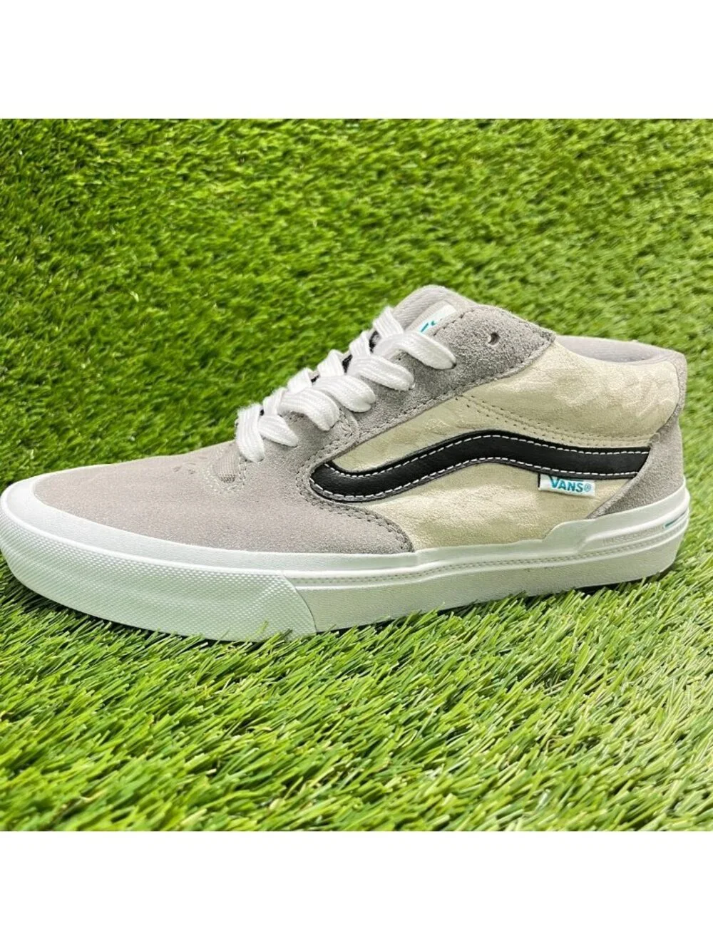Vans BMX Style 114 Kevin Peraza Mens Size 5.5 Gray Athletic Skate Shoes Sneakers