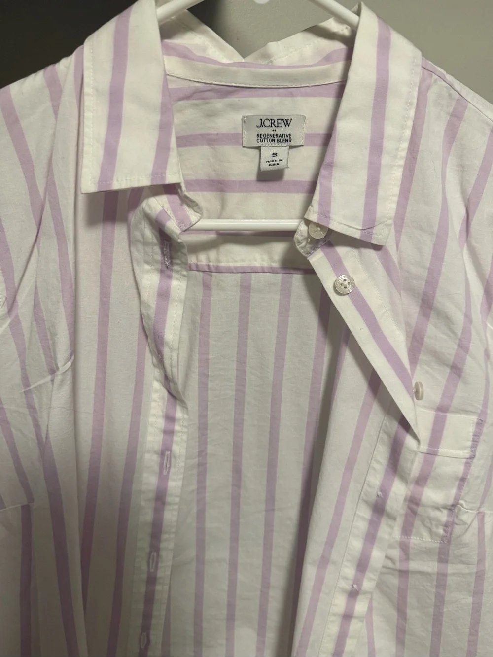 J. Crew lightweight button