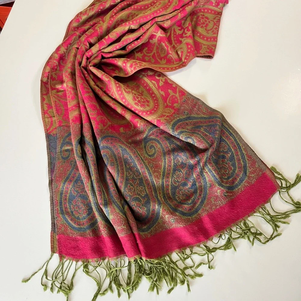 N/A pashmina silk