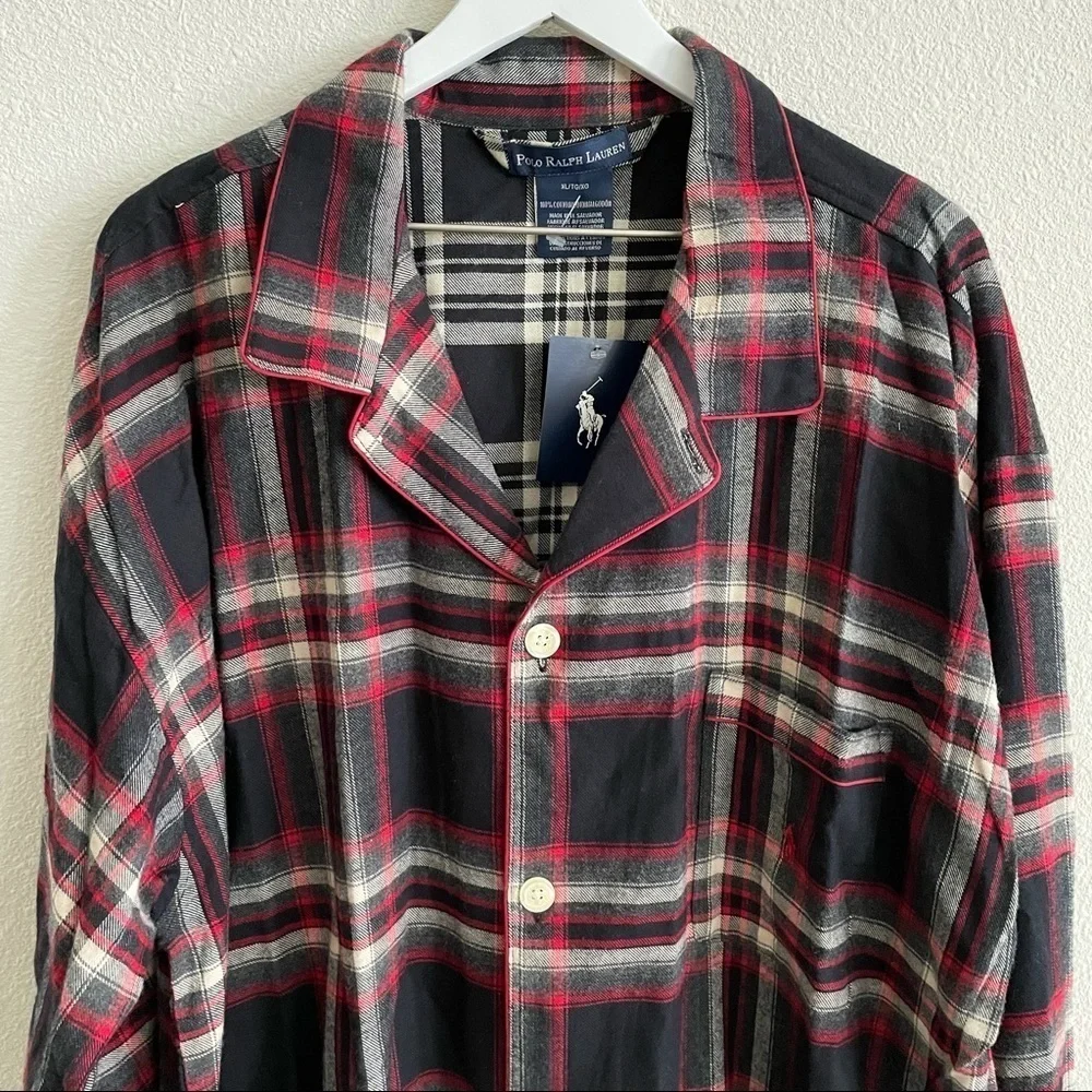 Polo Ralph Lauren Men’s Plaid Pajama Top Size XL