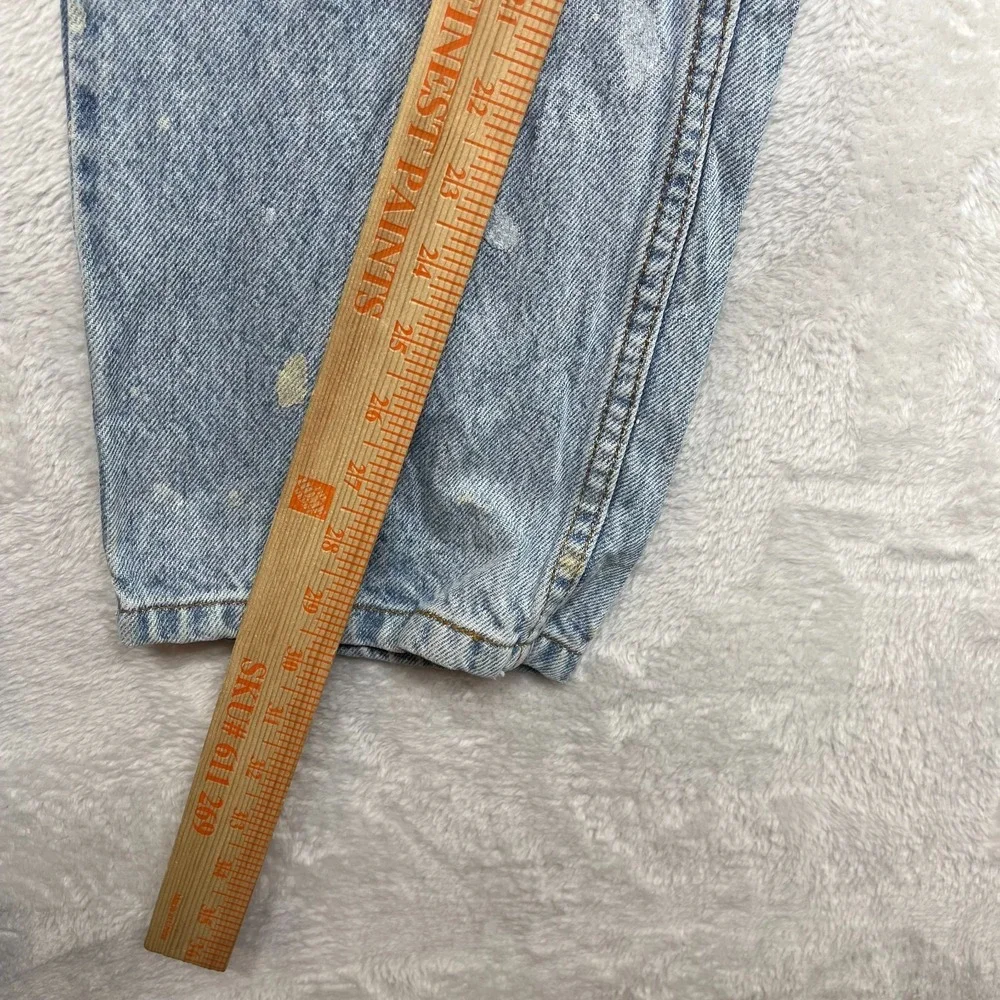 Levi's 505 Straight Leg Jeans Men's Blue Denim Cotton Pockets Zip‎ Fly - 32X29.5
