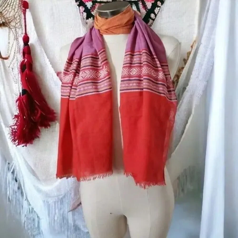 Handmade silk red