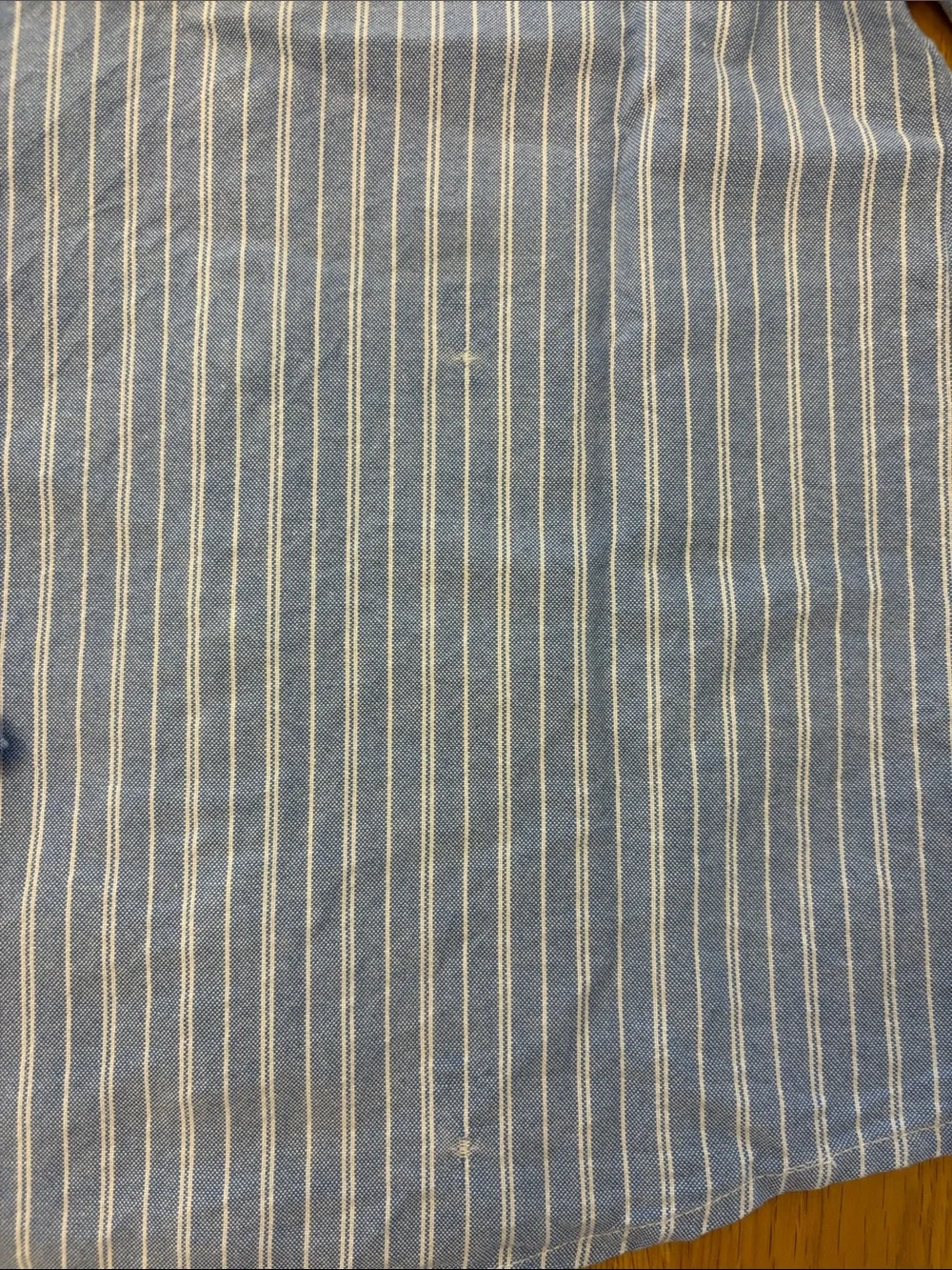 Angel & Rocket Boys Blue Stripe Button-Down Shirt size 7 years