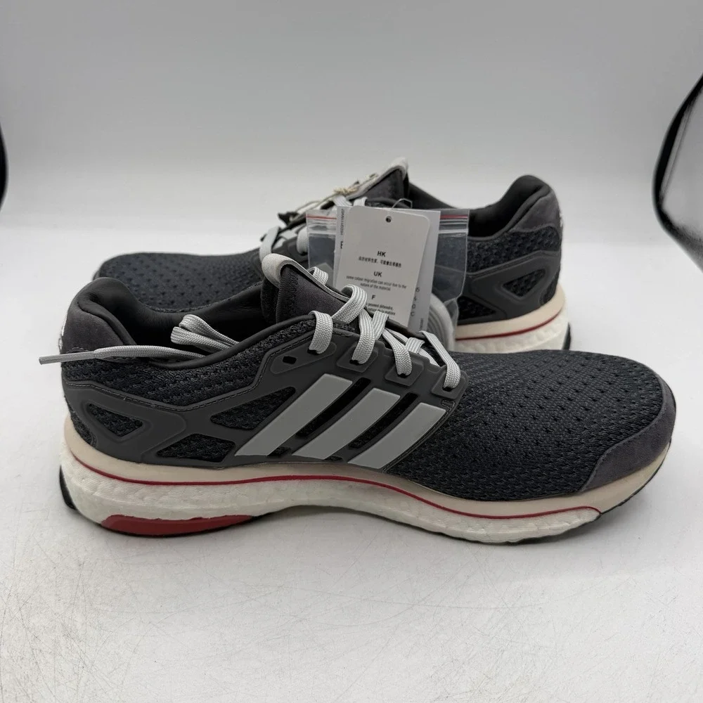 Adidas Energy Boost Run Thru Time Running Shoes Mens Sz 11.5 Grey Sneaker S81135