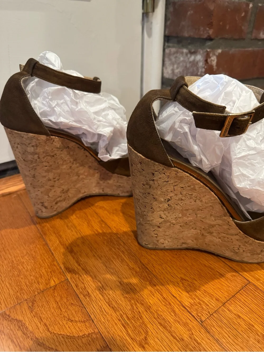 Jimmy Choo sandals gold