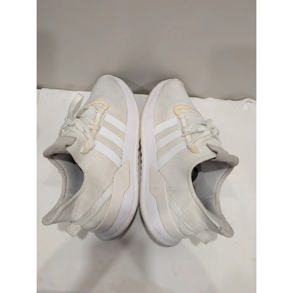 Adidas U_Path Run Men's Size 11  Triple White Walking Running Shoes Sneakers