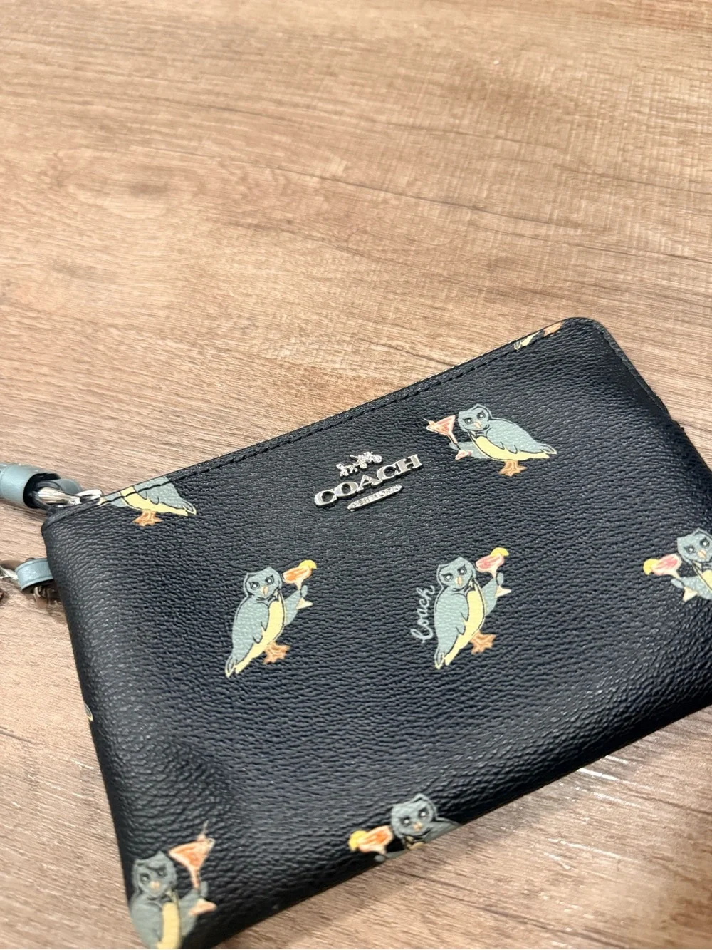 Coach corner zip