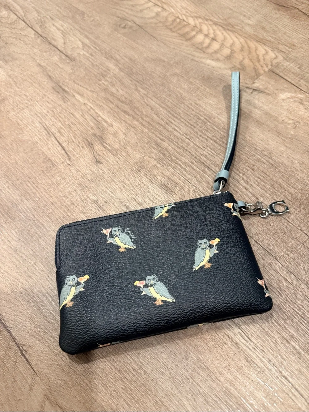 Coach corner zip