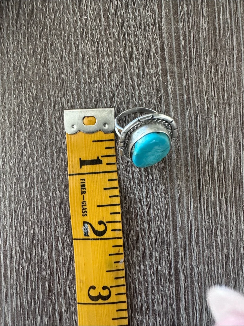 Vintage Navajo Native American Sterling Silver & Turquoise Ring Size 5