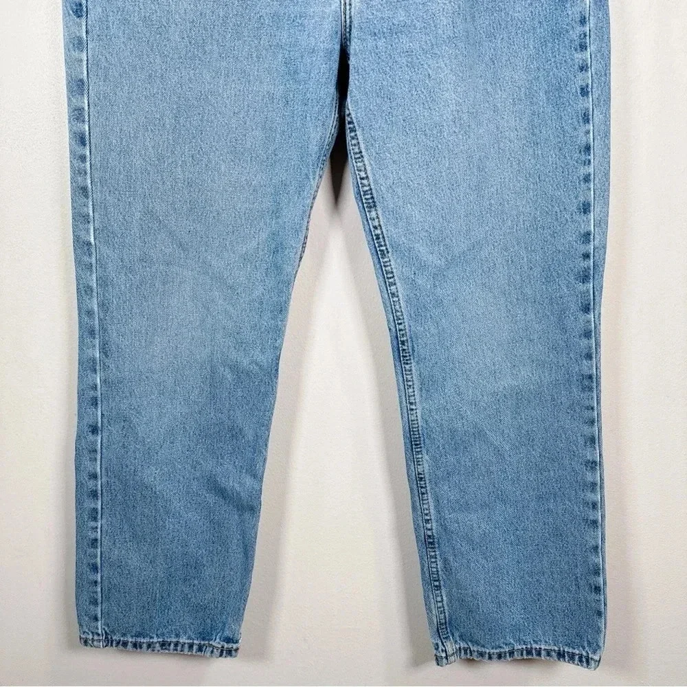 Levis Mens Size 36x30 Light Wash Slim Straight Jeans