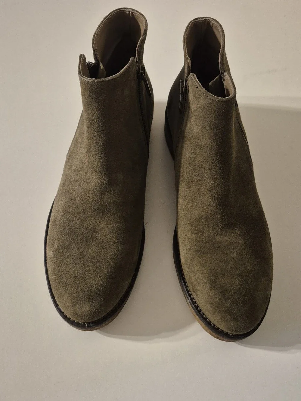 ITALEAU Foliana Waterproof Suede Ankle Boots Moss Green Size EU 40 / US 9.5