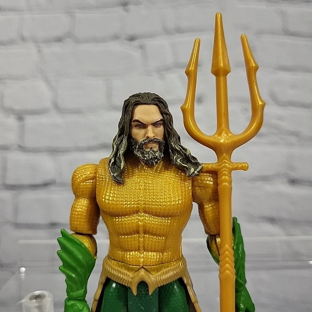 Aquaman King‎ Of Atlantis Movie Action Figure With Trident Jason Momoa DC Comics