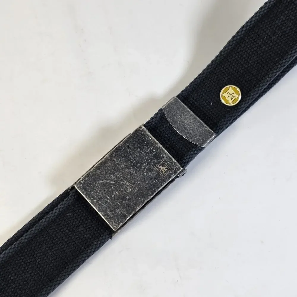 Original Penguin Munsingwear Mens Blue Canvas Web Belt 44