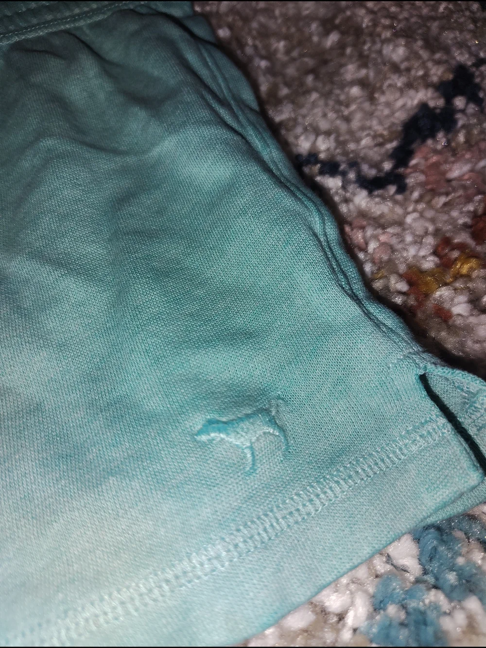 PINK Victoria's Secret Mint Green Stretch Lounge Shorts Size Xs Vintage Euc