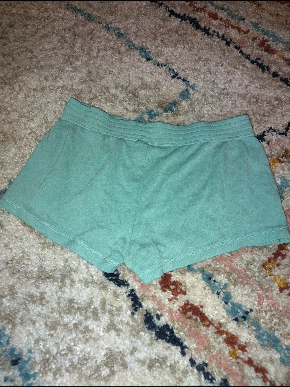PINK Victoria's Secret Mint Green Stretch Lounge Shorts Size Xs Vintage Euc