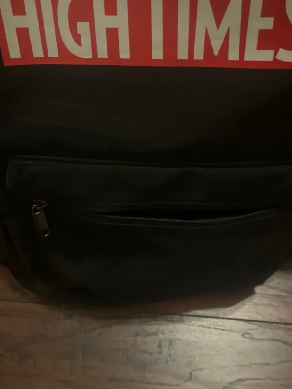 High Times black backpack