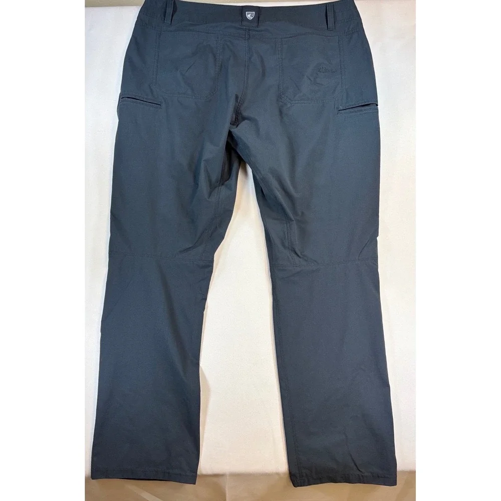 Kuhl Silencr Pants Mens 40x32 Charcoal Gray Ripstop Hiking Outdoor 5166 EUC