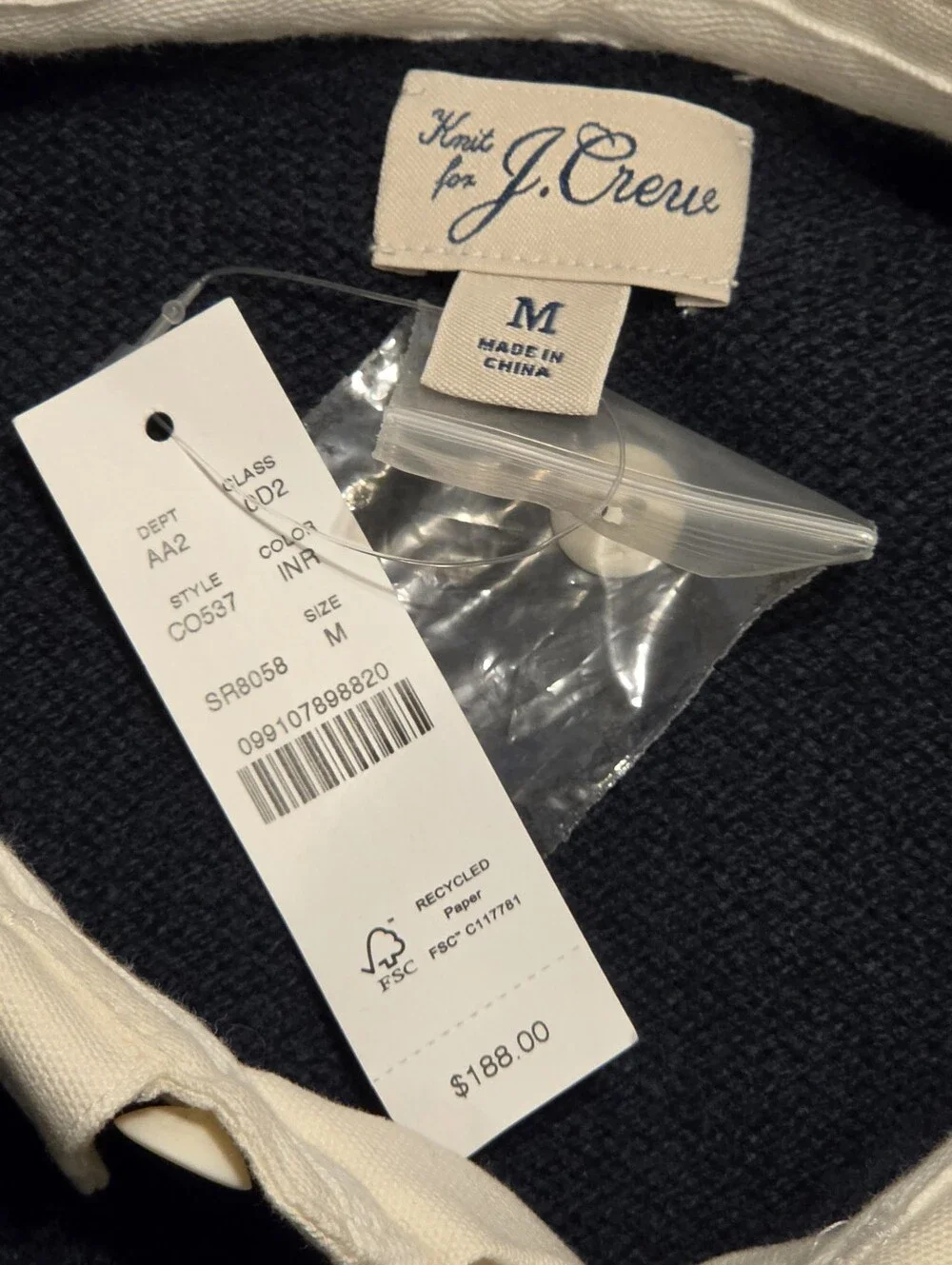 J. Crew crew sweater lambswool