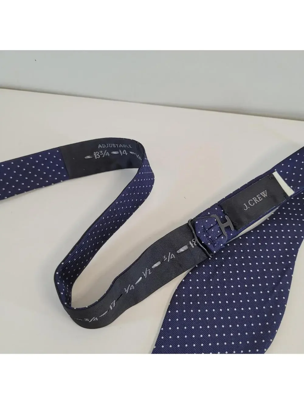 J. Crew pre adjustable polka