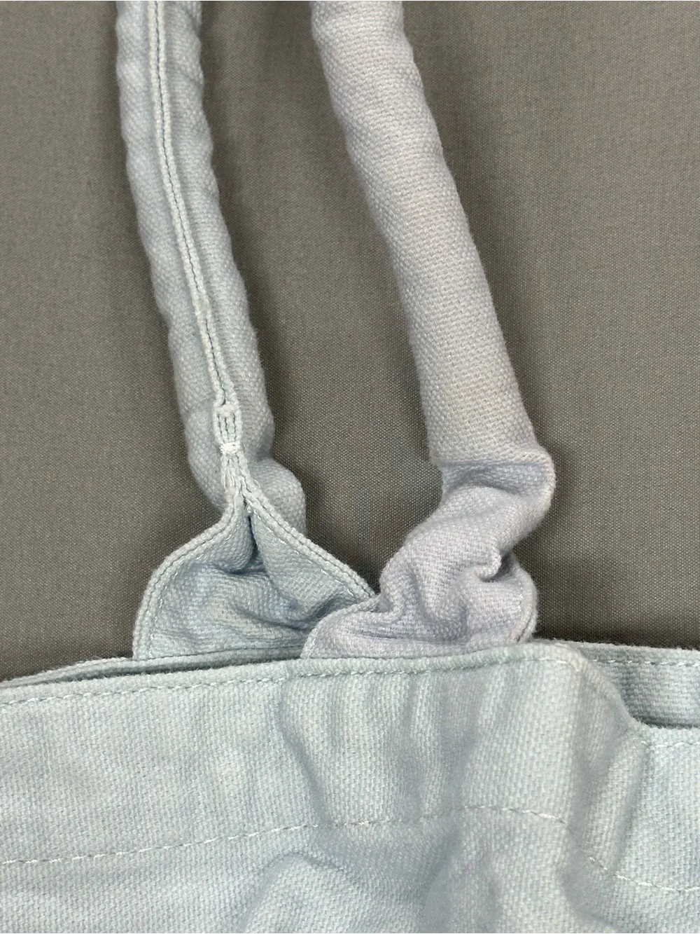 Athleta 100% Cotton Canvas Ombre Tote Bag, Fully Lined