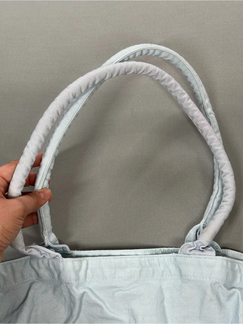 Athleta 100% Cotton Canvas Ombre Tote Bag, Fully Lined