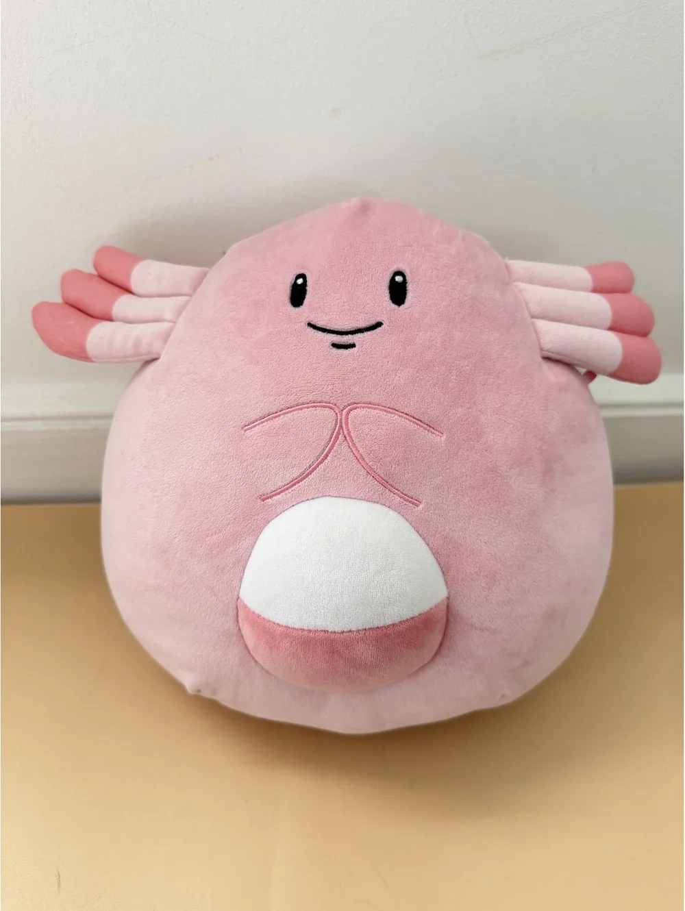 Squishmallow 12” Chansey Pokemon Center Plush + Patch Pokémon