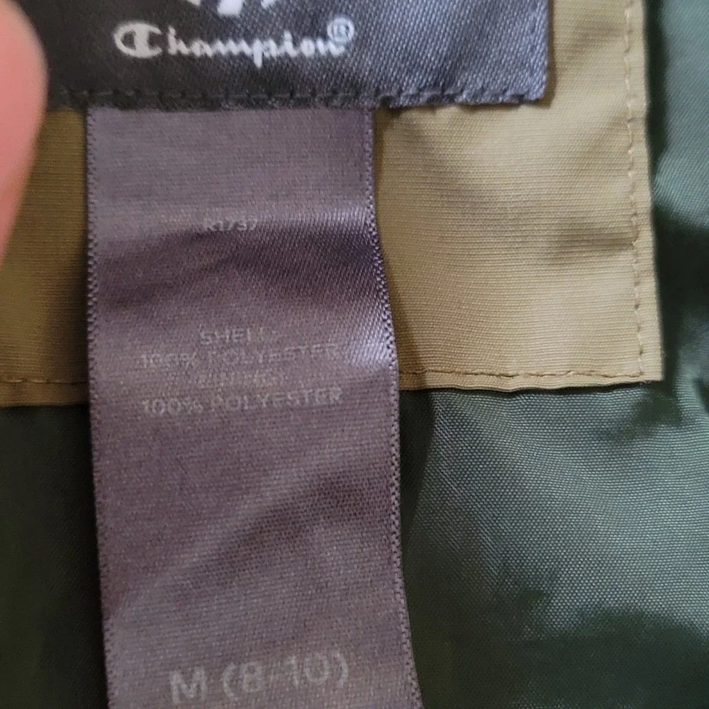 C9 by Champion Youth Boys Hooded Jacket Windbreaker Olive Green Size M (8-10)