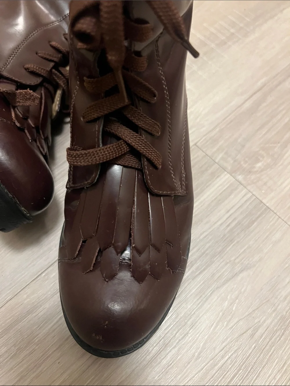 N/A fringe ankle