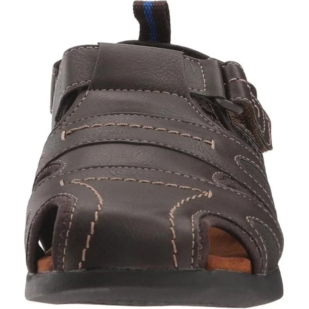 Nunn Bush Men's Rio‎ Grande Closed Toe Fisherman Sandal Brown 84748-200 Size: 8