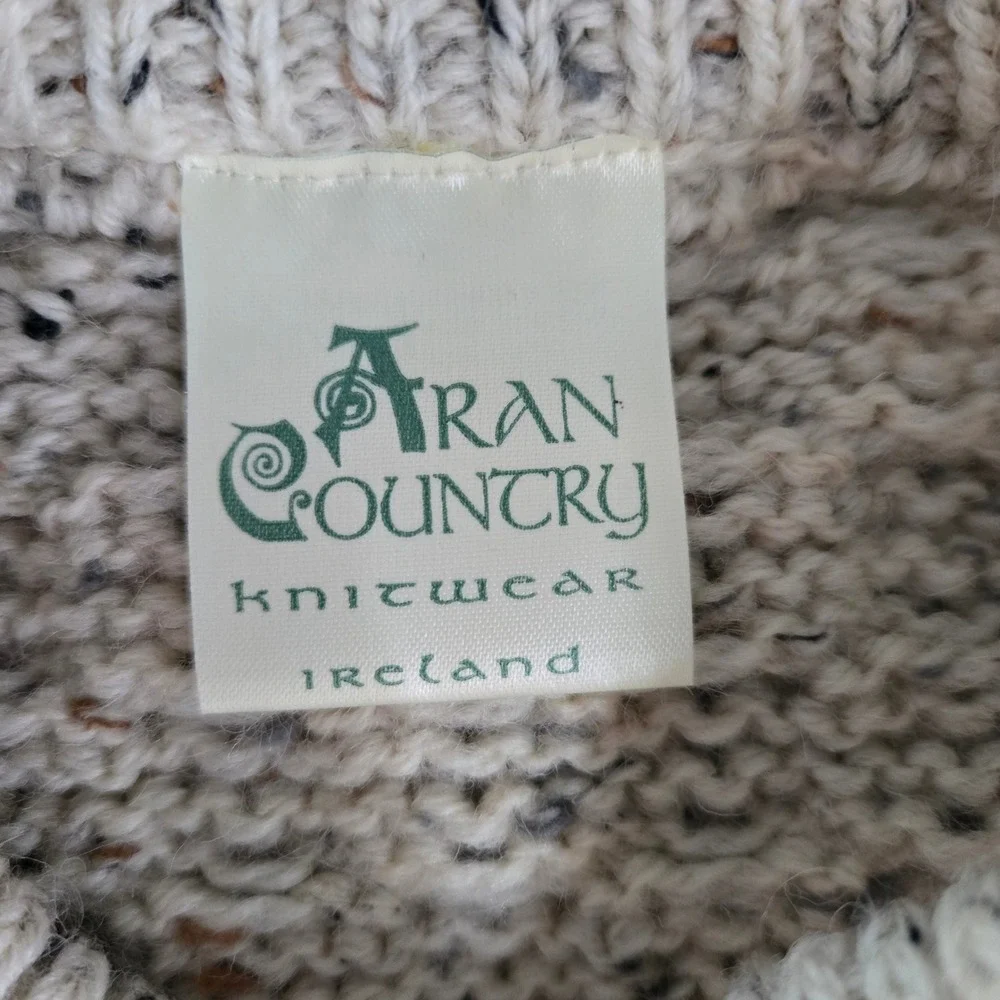 Aran Country Knitwear vtg 100%
