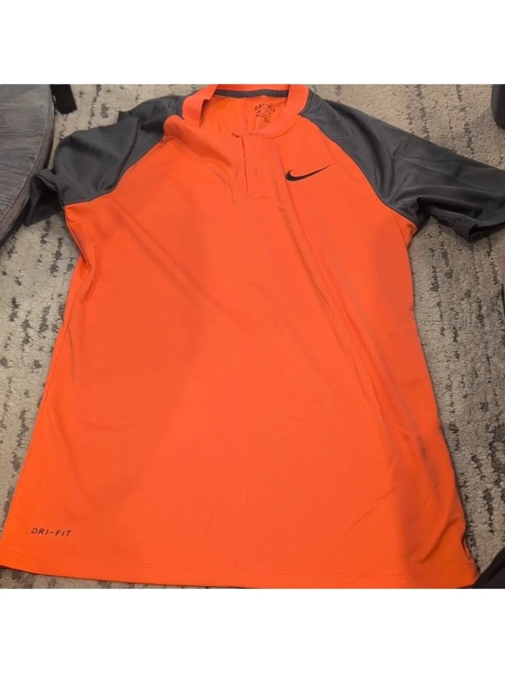 Nike golf polo Orange And Gray